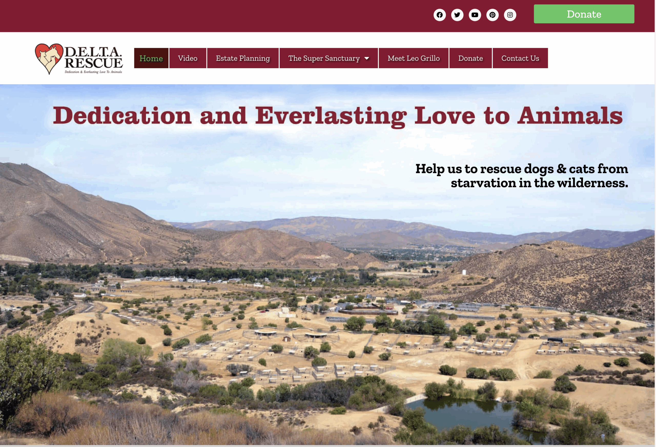 Delta Rescue Super Sanctuary & Leo Grillo