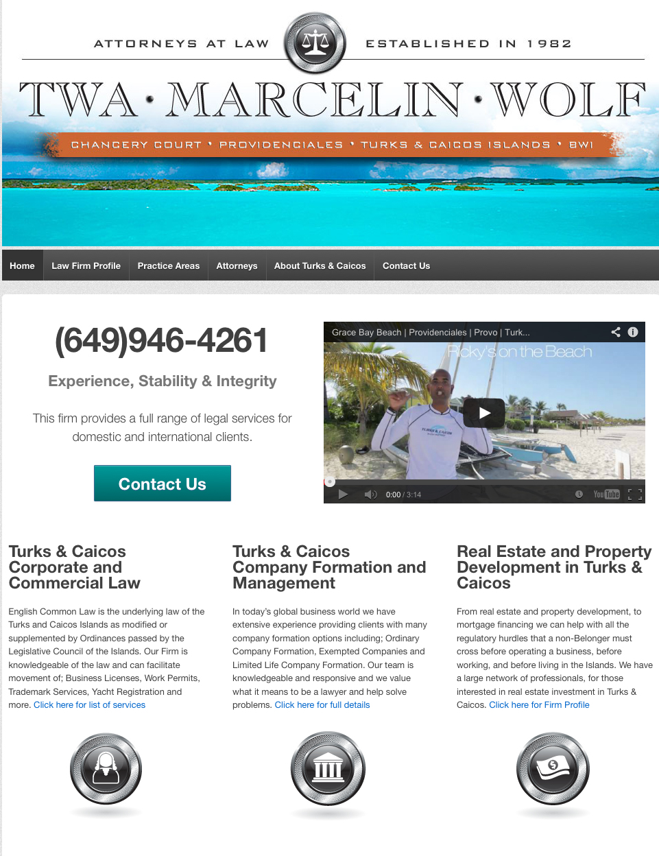 Law firm website redesign